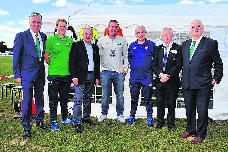 Delaney turns the sod on Castletown's new dressing-rooms Image