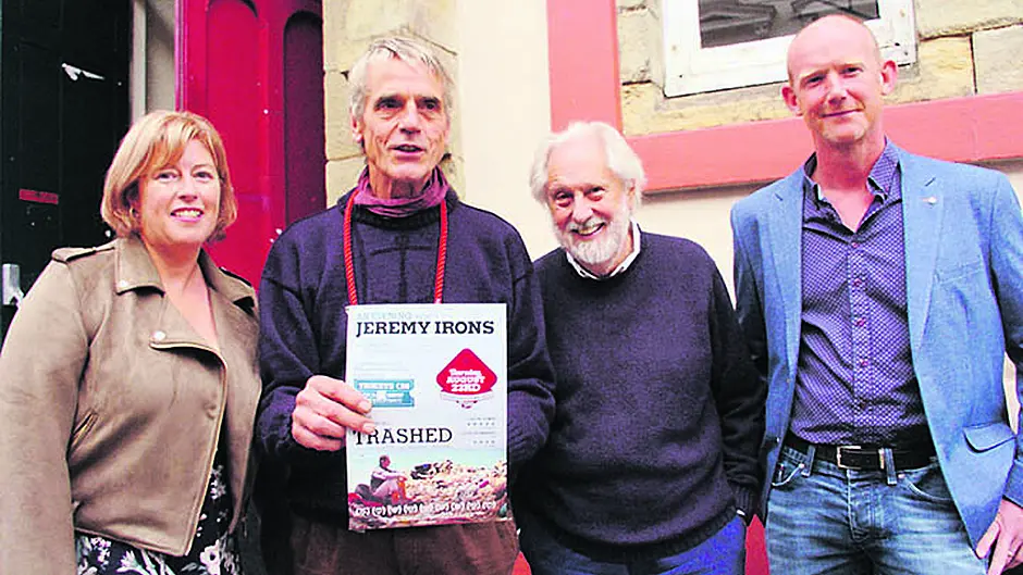 A full house for Jeremy Irons' Trashed film charity fundraiser Image