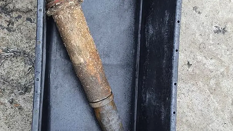 WW2 device in Kinsale made safe Image