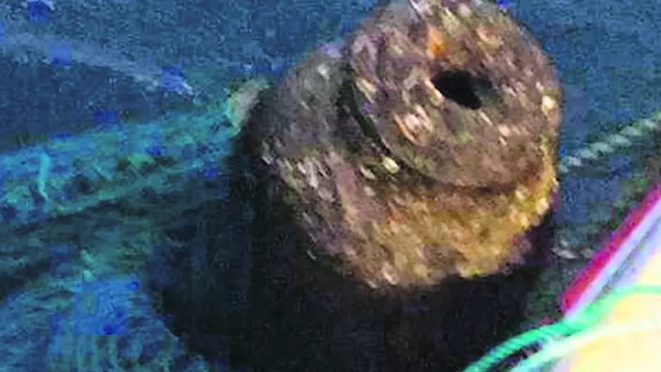Cannon from 1600s is fisherman's catch of the day Image
