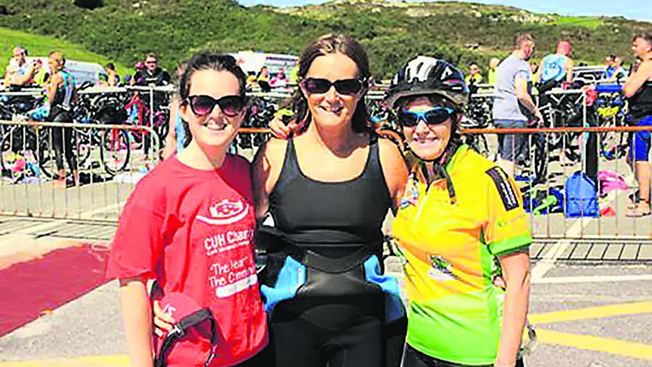 Family completes Trag Tri in memory of beloved Sean Image