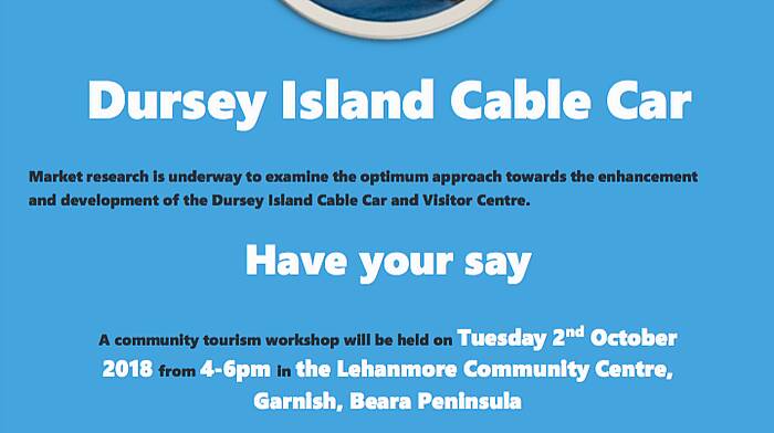 Workshop on future of Dursey and potential of cable car next Tuesday Image