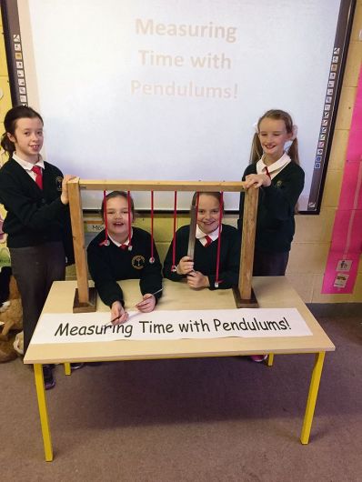 Bantry students get in the swing of it with pendulum project for science fair Image