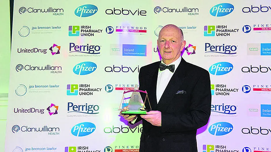 A lifetime achievement award for Skibbereen pharmacist Diarmuid Image