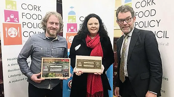 Food Policy award for Kinsale college Image