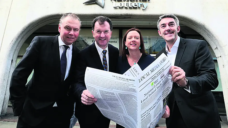 The National Lottery is named as sponsor of Local Ireland awards Image