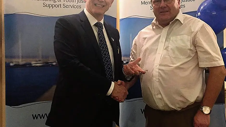 Mick honoured for his 10 years with Le Chéile Image