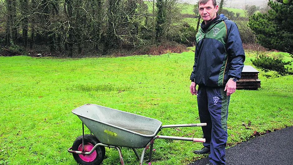 Danny's retiring his wheelbarrow Image