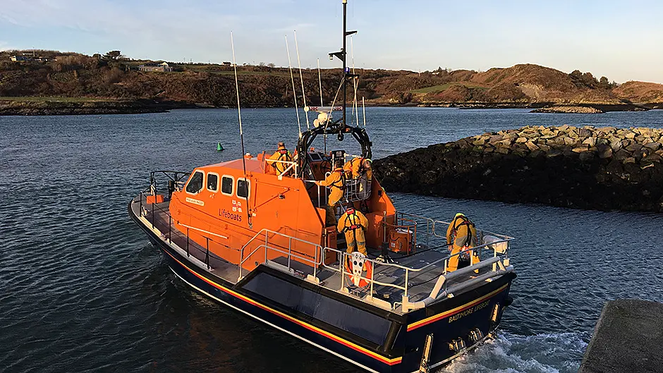 Baltimore RNLI on 11 hour callout to assist trawler broken down off the coast of West Cork Image