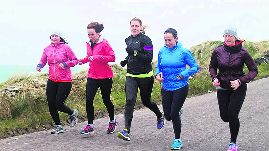 Pals in training for five-heads run in aid of cancer charities Image