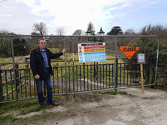 Shannonvale village park closed off due to poo! Image