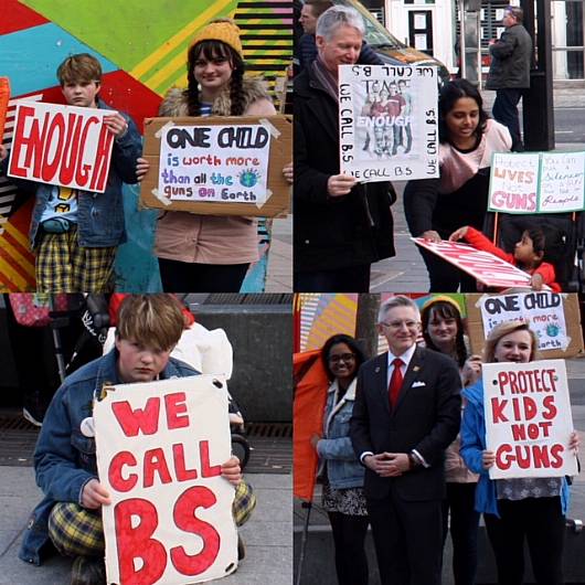 Skibb students attend 'March For Our Lives' event Image