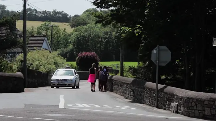 WATCH: Belgooly video shows anger of residents over speeding traffic Image