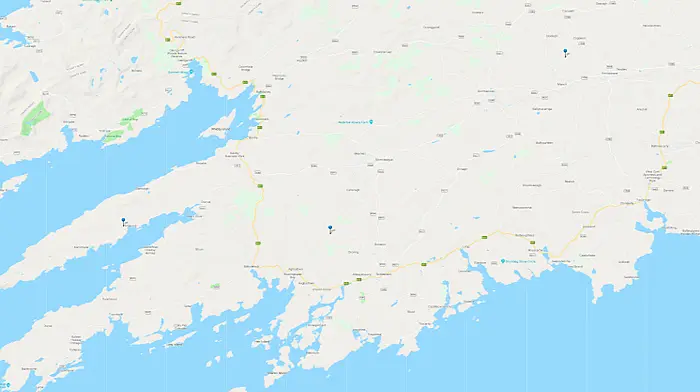 Callum passes with relatively little damage to Cork Image