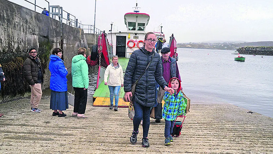 Ferry times cause waves for island kids off to school Image