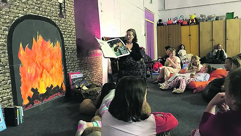 Bantry school's ‘no screens' reading sleepover a big hit Image