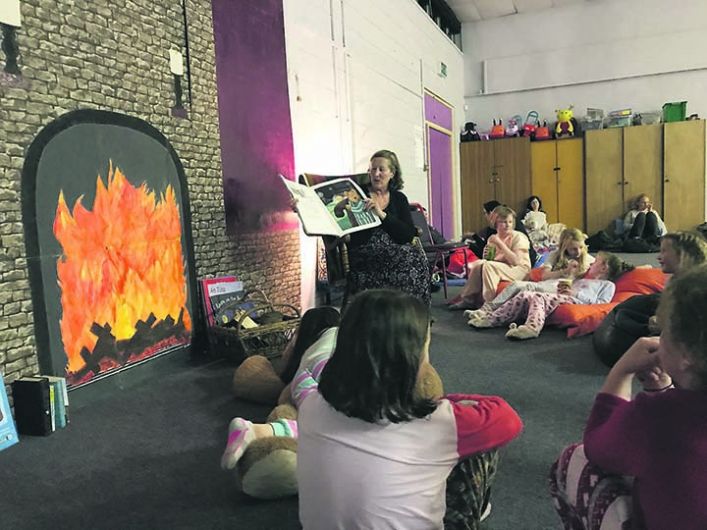 Bantry school's ‘no screens' reading sleepover a big hit Image