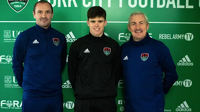 Schull star Hurley signs first professional contract with Cork City Image