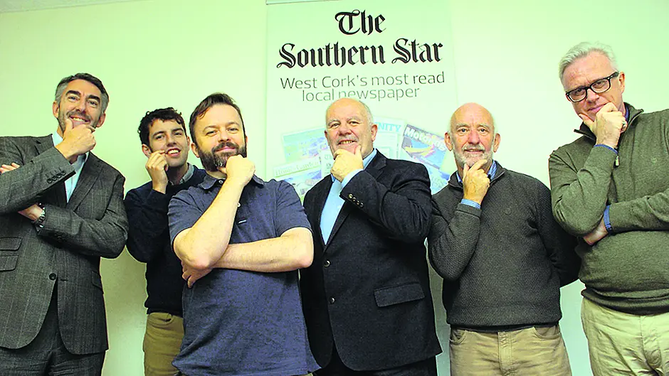 Local men going to great lengths for Movember Image