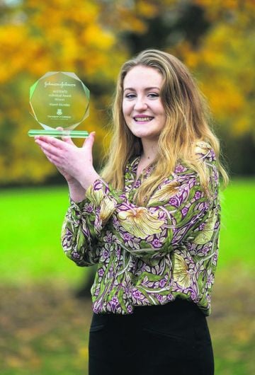 Niamh is honoured with J&J bursary Image