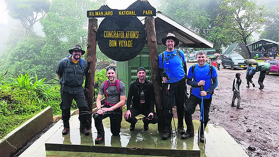 Clon men's death-defying Kilimanjaro climb Image