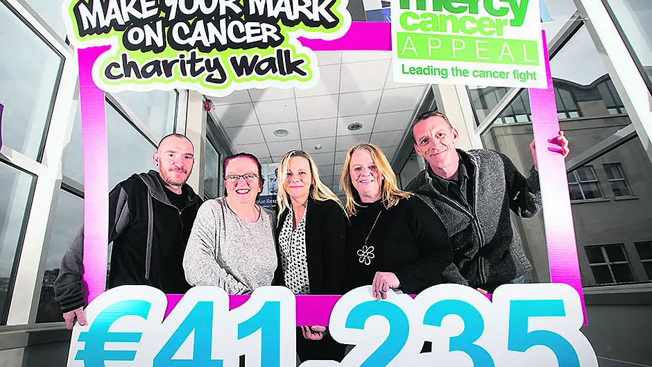 ‘Make your Mark on Cancer' walk raises €41,235 this year Image