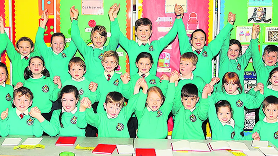 Gaelscoil pupils encouraged to record happy moments in a ‘gratitude diary' Image