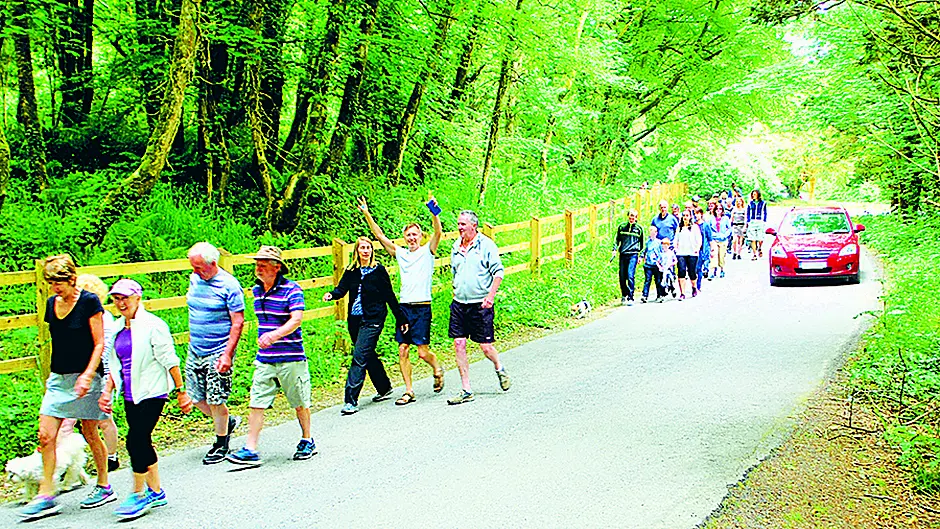 Big response to Castlefreke walkers' plan for footpaths Image