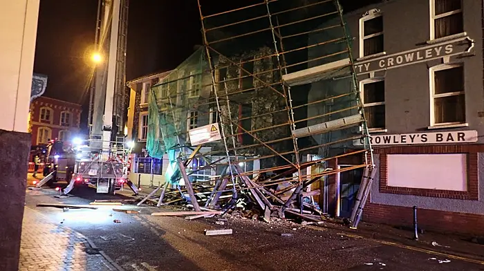 Section of Oliver Plunkett Street closed following building collapse Image