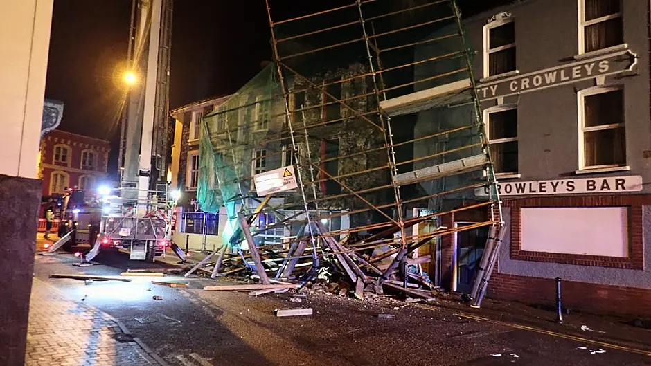 Section of Oliver Plunkett Street closed following building collapse Image