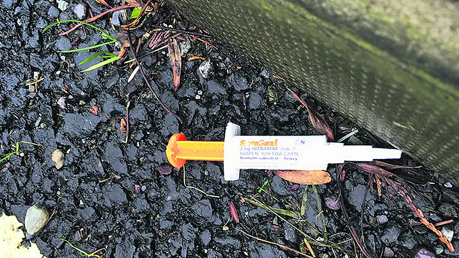 Probe into repeated dumping of agricultural syringes on N71 Image