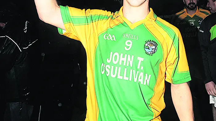 Eanna kept busy juggling fishing, the chipper and Garnish football Image