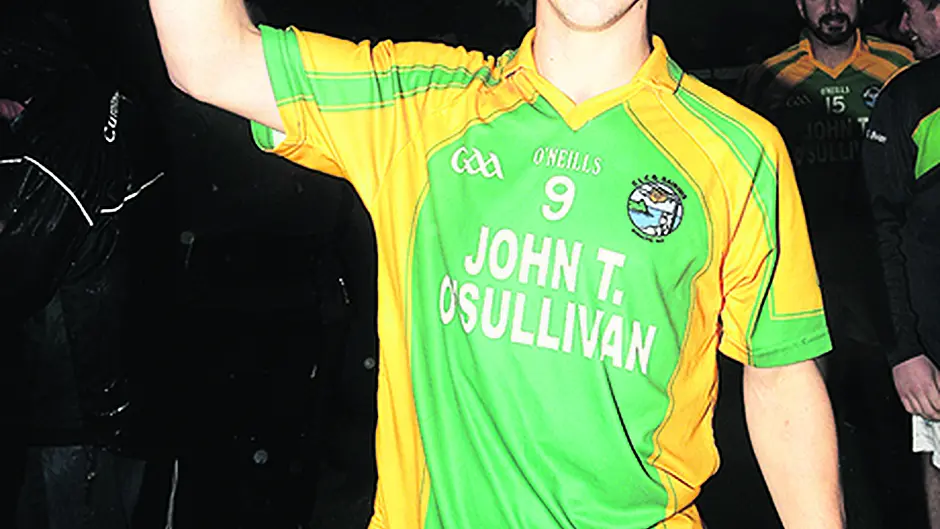 Eanna kept busy juggling fishing, the chipper and Garnish football Image