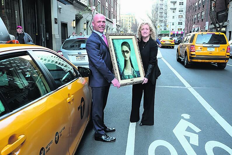 Helena visits Skibbereen auctioneer's NYC show Image