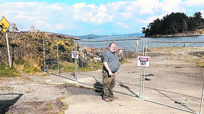 Holiday home ‘cut off' after closure of Zetland pier Image