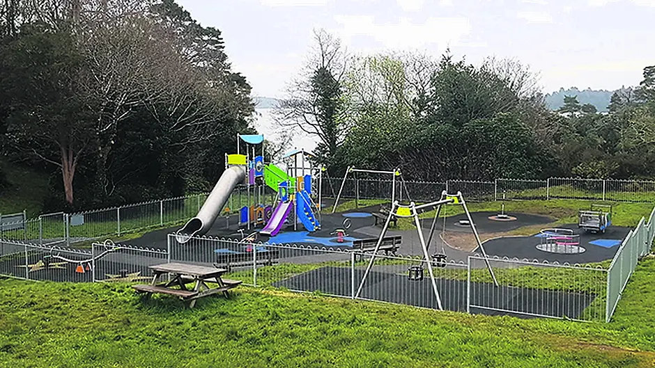 Glengarriff playground is restored to former glory after swings' theft Image