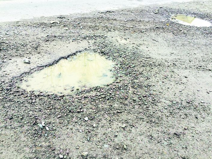 Ahiohill missed rally route due to its poor roads Image