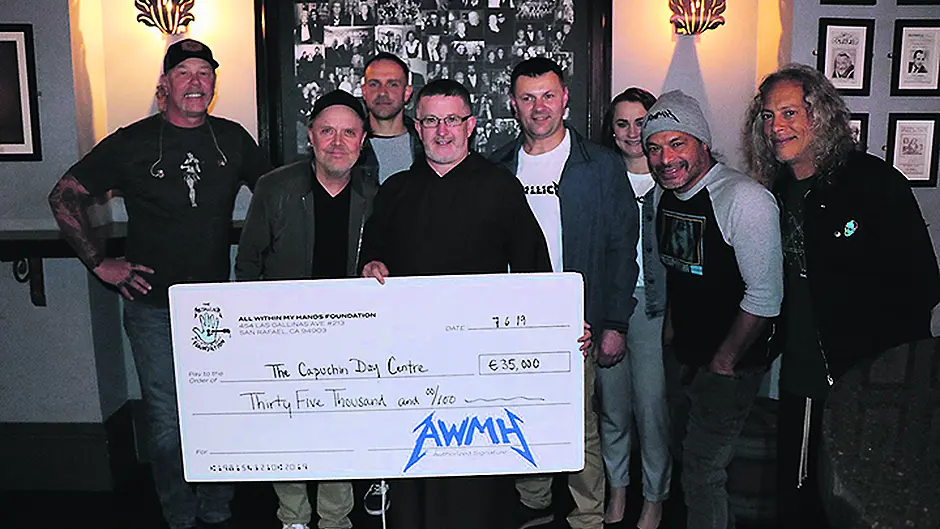 Metallica support Brother Kevin's centre for the homeless Image