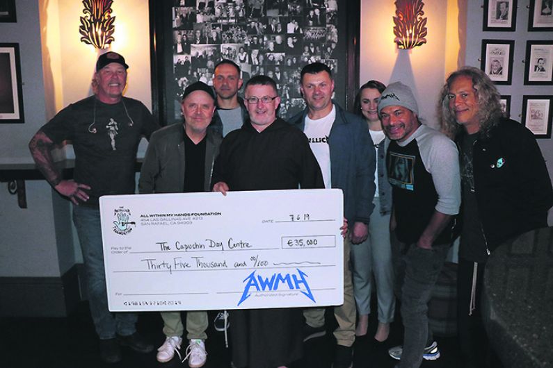 Metallica support Brother Kevin's centre for the homeless Image