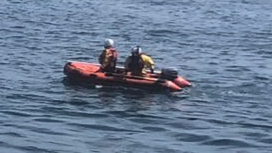 Yacht rescued off Mizen after propeller gets caught in pot buoy Image