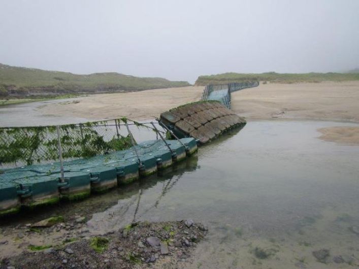 Barleycove pontoon closed following high winds Image