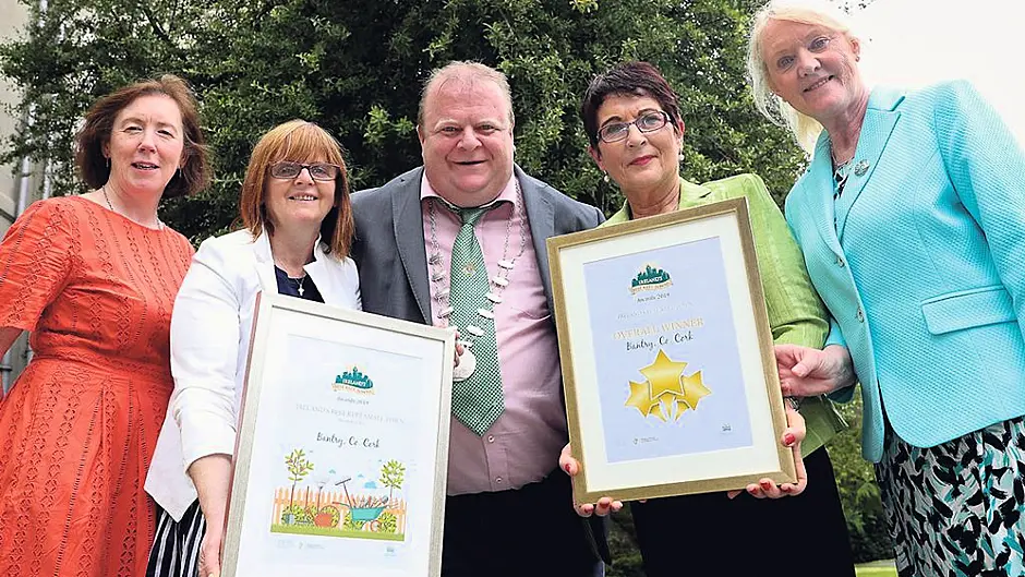 Onwards and upwards for Bantry after Best Kept Town awards Image