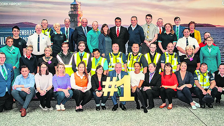 Cork Airport is celebrating its ‘best in Europe' title Image