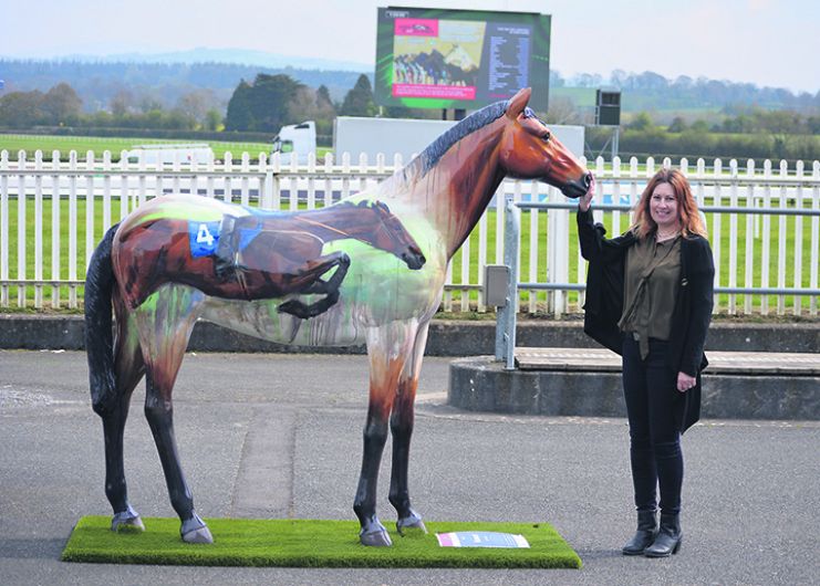 Horse sculpture proves to be a mane attraction Image