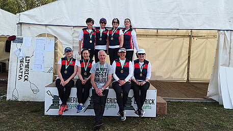 Skibb women mastering the art of rowing Image