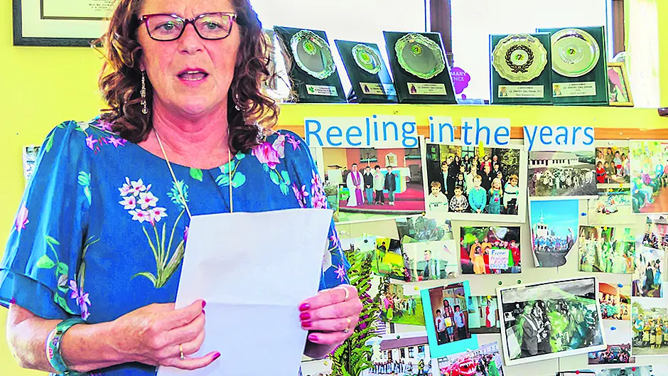 Island says farewell to principal Deirdre after quarter of a century Image