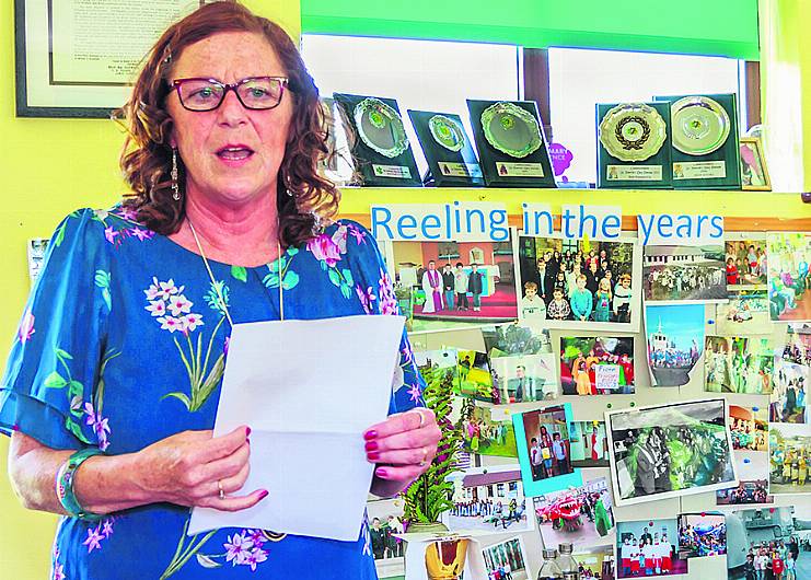 Island says farewell to principal Deirdre after quarter of a century Image