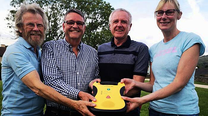 Community hall's defibrillator saved Durrus Frank's life Image