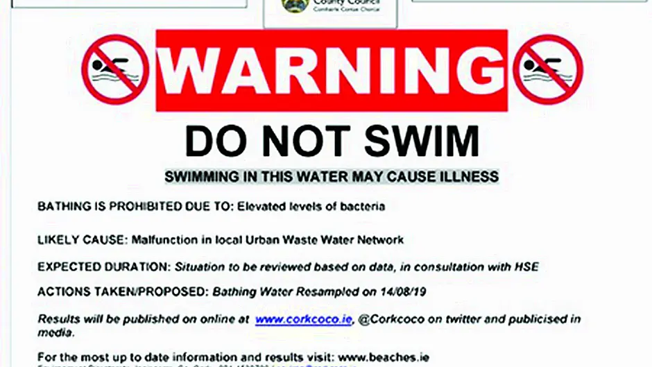 Swimming bans lifted from two popular beaches Image