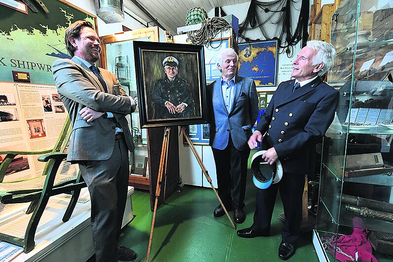 Lightkeeper's portrait unveiled at event recalling Fastnet tragedy Image